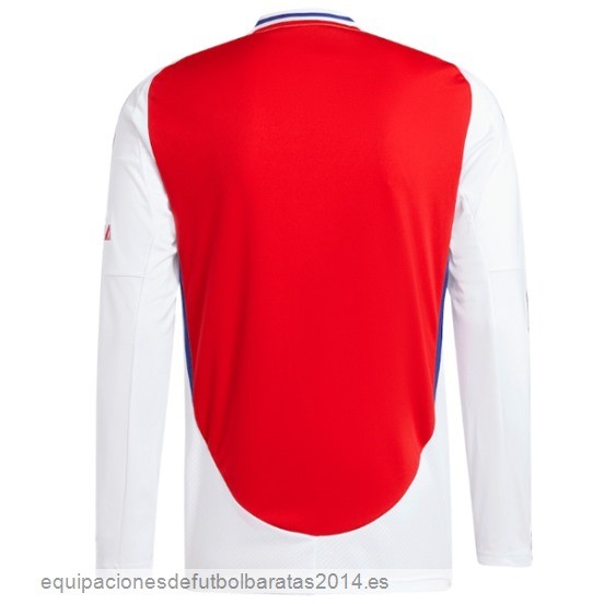 Nuevo Tailandia 1ª Manga Larga Arsenal 24/25 Rojo Baratas